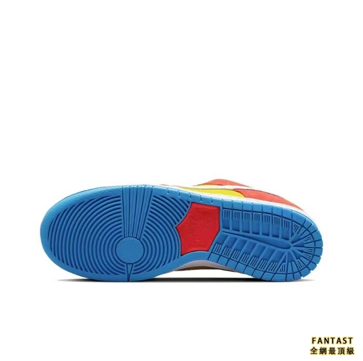 【Unicorn獨家版本】Nike SB Dunk Low pro“Bart Simpson”辛普森低幫黃橙色板鞋