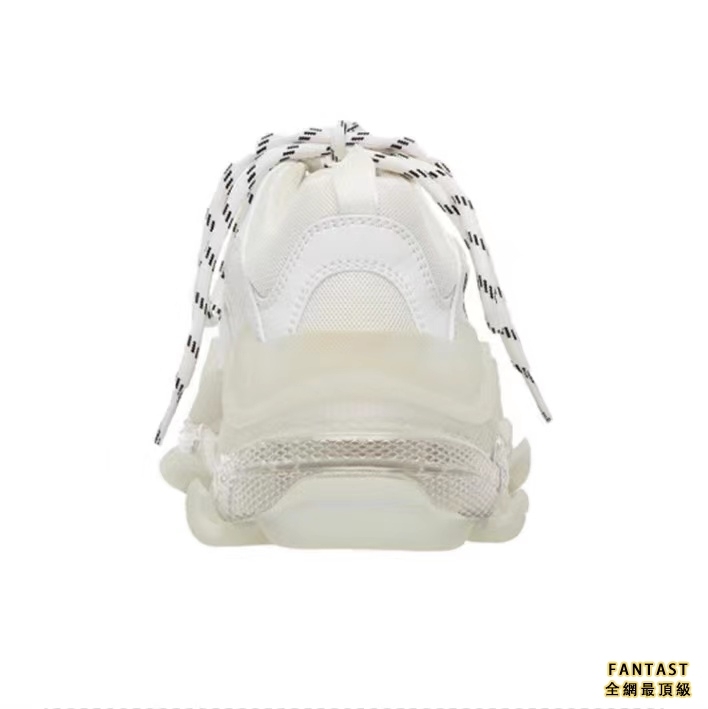 【Unicorn獨家版本】Balenciaga 巴黎世家 Triple S Clear Sole 時尚低幫老爹鞋 女款 白色