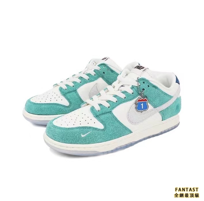 【Unicorn獨家版本】Kasina x Nike Dunk Low “Road Sign”聯名款 潮流百搭 低幫悠閒板鞋 男女同款 蒂芙尼綠