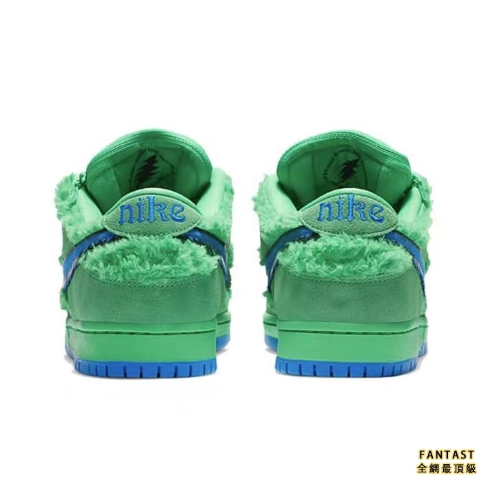 【Unicorn獨家版本】Grateful Dead X Nike SB Dunk Low "Green Bear"跳舞小熊 經典百搭 低幫悠閒板鞋 男女同款 藍綠