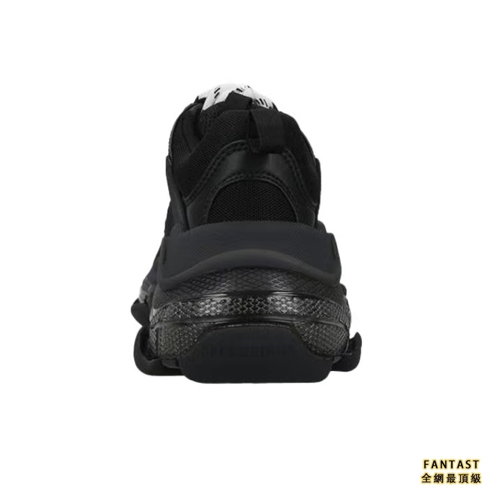【Unicorn獨家版本】Balenciaga 巴黎世家 Triple S 網眼復古運動鞋 女款 黑色
