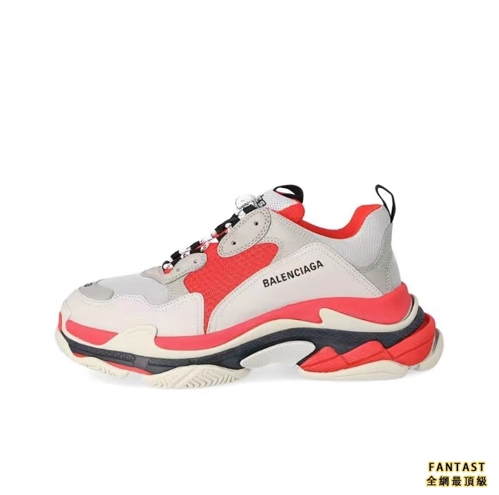 【Unicorn獨家版本】Balenciaga 巴黎世家 Triple S 老爹鞋 灰紅