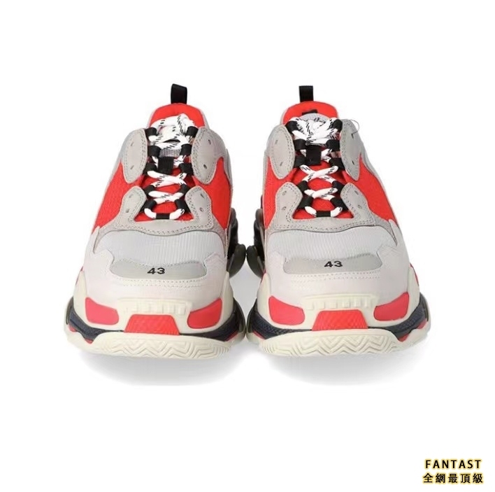【Unicorn獨家版本】Balenciaga 巴黎世家 Triple S 老爹鞋 灰紅