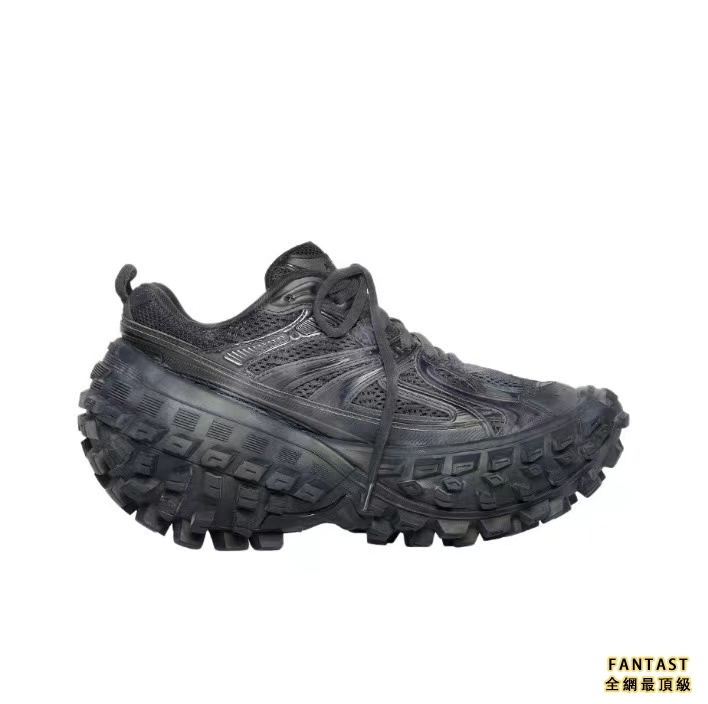 【Unicorn獨家版本】Balenciaga 巴黎世家 Defender 網眼尼龍輪胎鞋 女款 黑