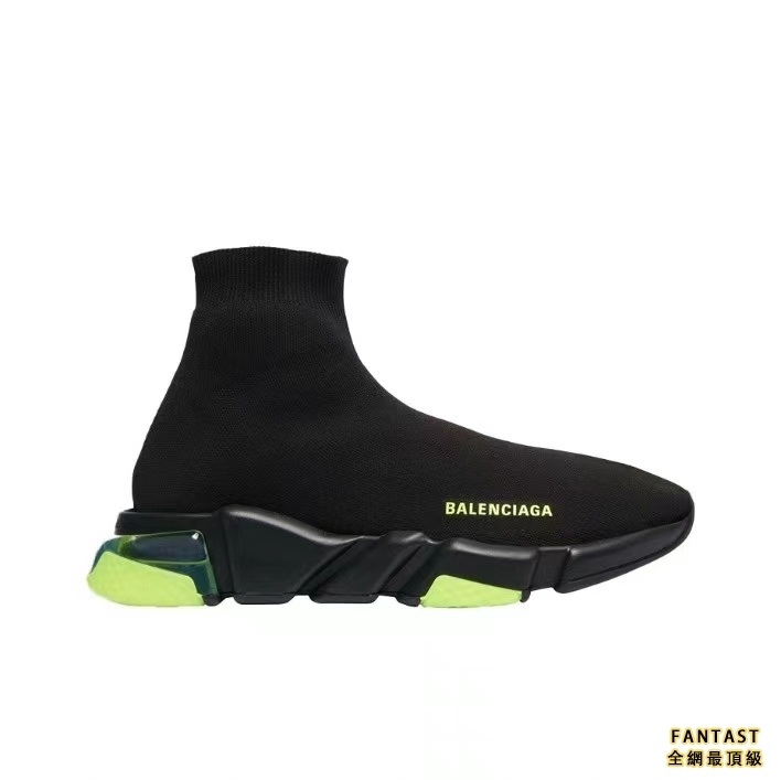 【Unicorn獨家版本】Balenciaga 巴黎世家 Speed Clear Sole 針織運動鞋 黑綠