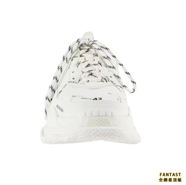 【Unicorn獨家版本】Balenciaga 巴黎世家 Allover Logo Triple S Sneaker 泡沫網布 老爹鞋 白色