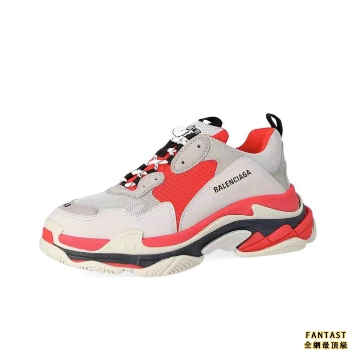 【Unicorn獨家版本】Balenciaga 巴黎世家 Triple S 老爹鞋 灰紅