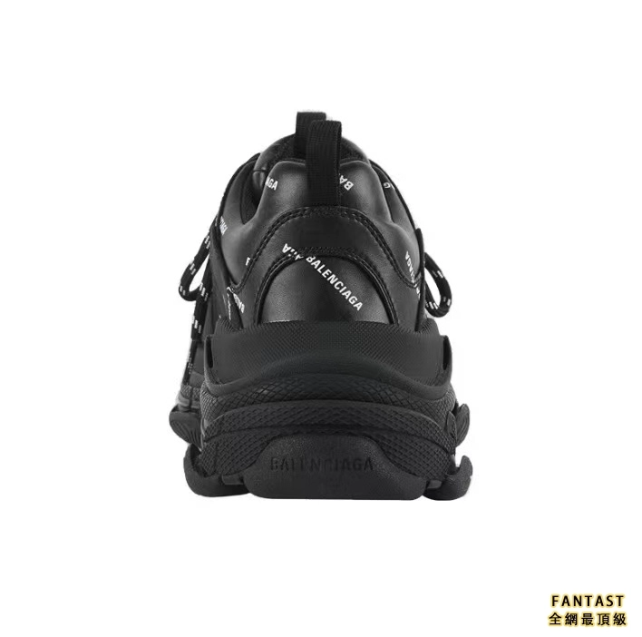 【Unicorn獨家版本】Balenciaga 巴黎世家 Allover Logo Triple S Sneaker 泡沫網布 老爹鞋 黑色