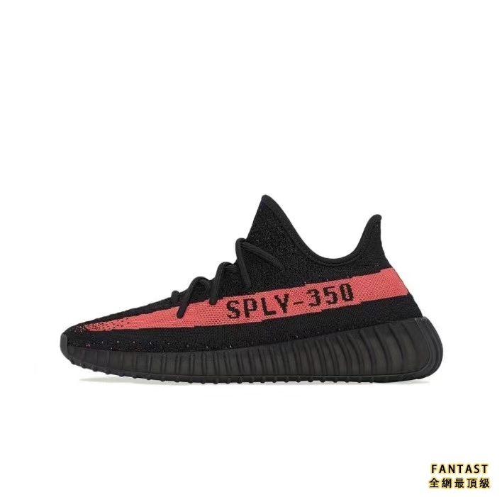 【Unicorn獨家出品】adidas originals Yeezy Boost 350 V2 “Core Black Red”潮流運動悠閒鞋 男女同款 黑粉