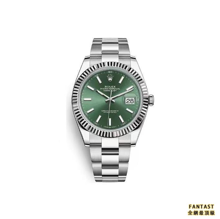 Clean新款41日誌薄荷綠 3235機芯 五珠鏈狗牙圈