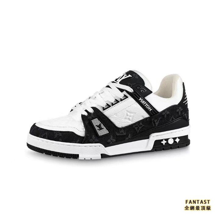 Louis Vuitton 路易威登 Trainer 時尚板鞋 男女同款 白黑 熊貓# 送禮推薦