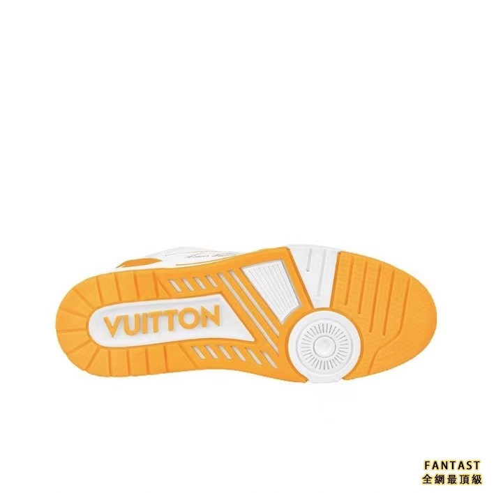 Louis Vuitton 路易威登 Trainer 魔術貼 低幫時尚板鞋 白黃