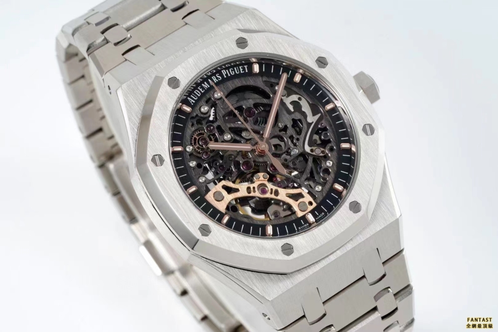 (市場最新最真版本)APS愛彼皇家橡樹離岸型15407ST.OO.1220ST.01男士機械腕表 Calibre 3132一體機芯，41mm直徑