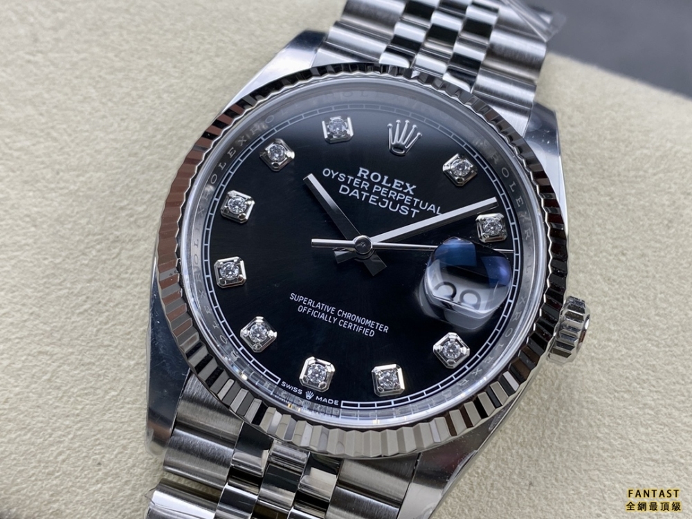 (市場最新最真版本)Clean廠C廠 勞力士日誌系列36mm 鉆釘/標配莫桑鉆 拒絕低端鋯石。搭配3235機芯