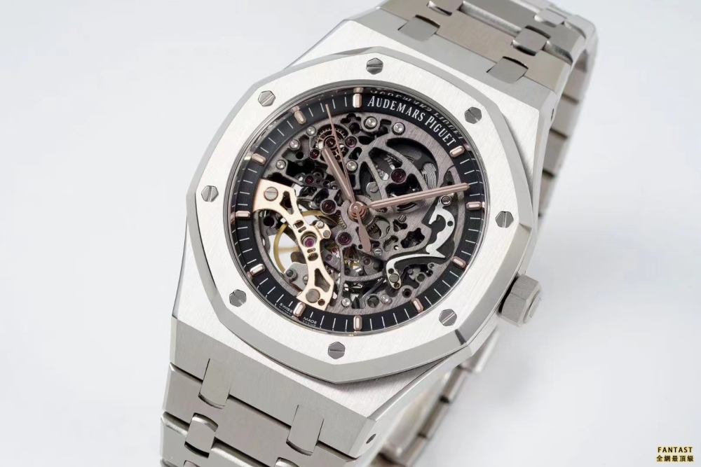 (市場最新最真版本)APS愛彼皇家橡樹離岸型15407ST.OO.1220ST.01男士機械腕表 Calibre 3132一體機芯，41mm直徑