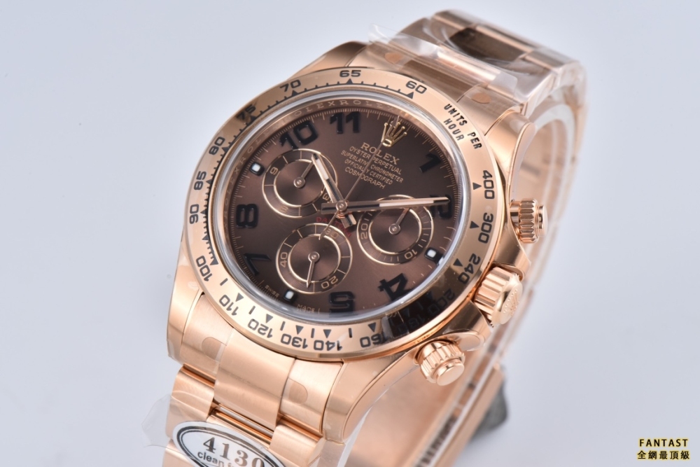 (市場最新最真版本)clean廠116505玫瑰金巧克力熱門款迪通拿