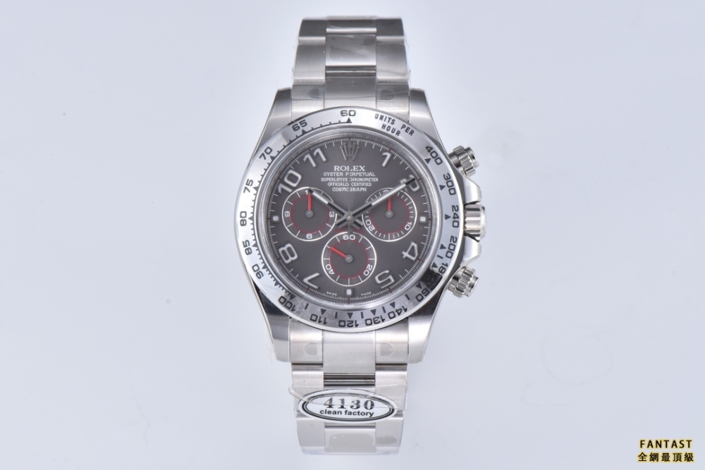 (市場最新最真版本)clean廠白金迪通拿出貨116509  灰魔白金帶款式