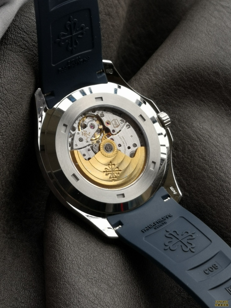 (市場最新最真版本)3K推荐：百达翡丽AQUANAUT系列5168G-001腕表，蓝色手雷，324型一体机，42.2毫米。