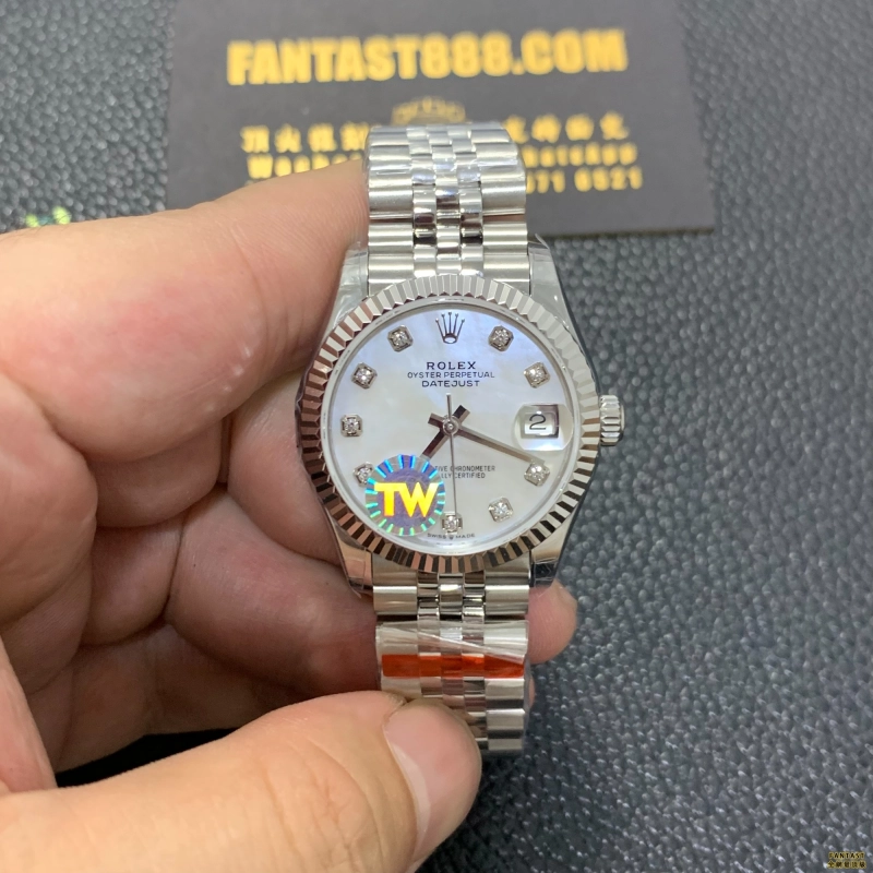 【最新款】EW廠高仿勞力士 DATEJUST 31 水鬼錶殼，31mm，歐世達鋼和白金 M278274-0030