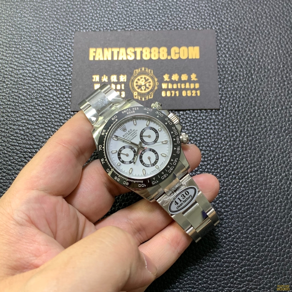 "CLEAN廠的116500 勞力士熊貓迪通拿，搭載4130機芯，2024年新版本"