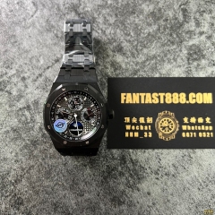 高仿手錶 頂級高仿香港 APS廠 V2版本 APS廠愛彼 黑陶瓷26579