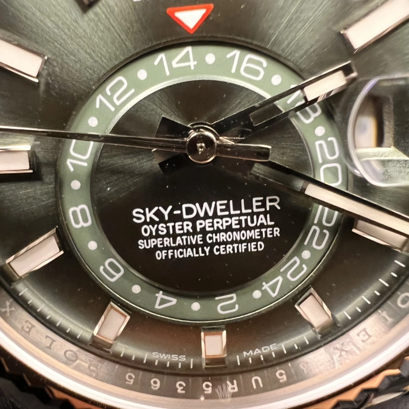 “2024最新款ZF廠勞力士Sky-Dweller天行者9002機芯 - 獨特綠色款式”