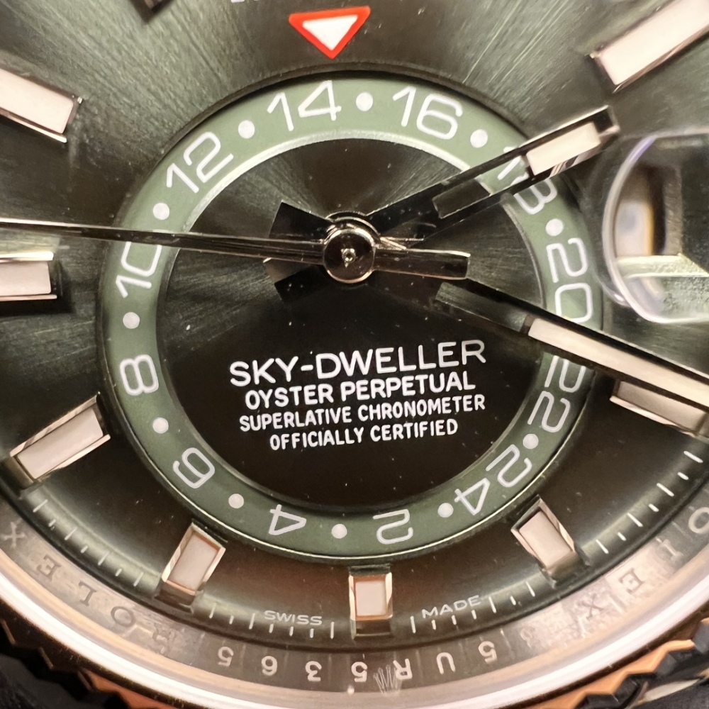 “2024最新款ZF廠勞力士Sky-Dweller天行者9002機芯 - 獨特綠色款式”