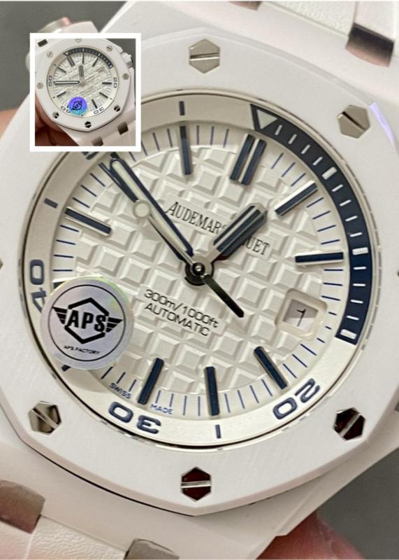 APS廠最新黑白陶瓷15707CE愛彼腕表：搭載3120機芯，時尚與耐用兼具