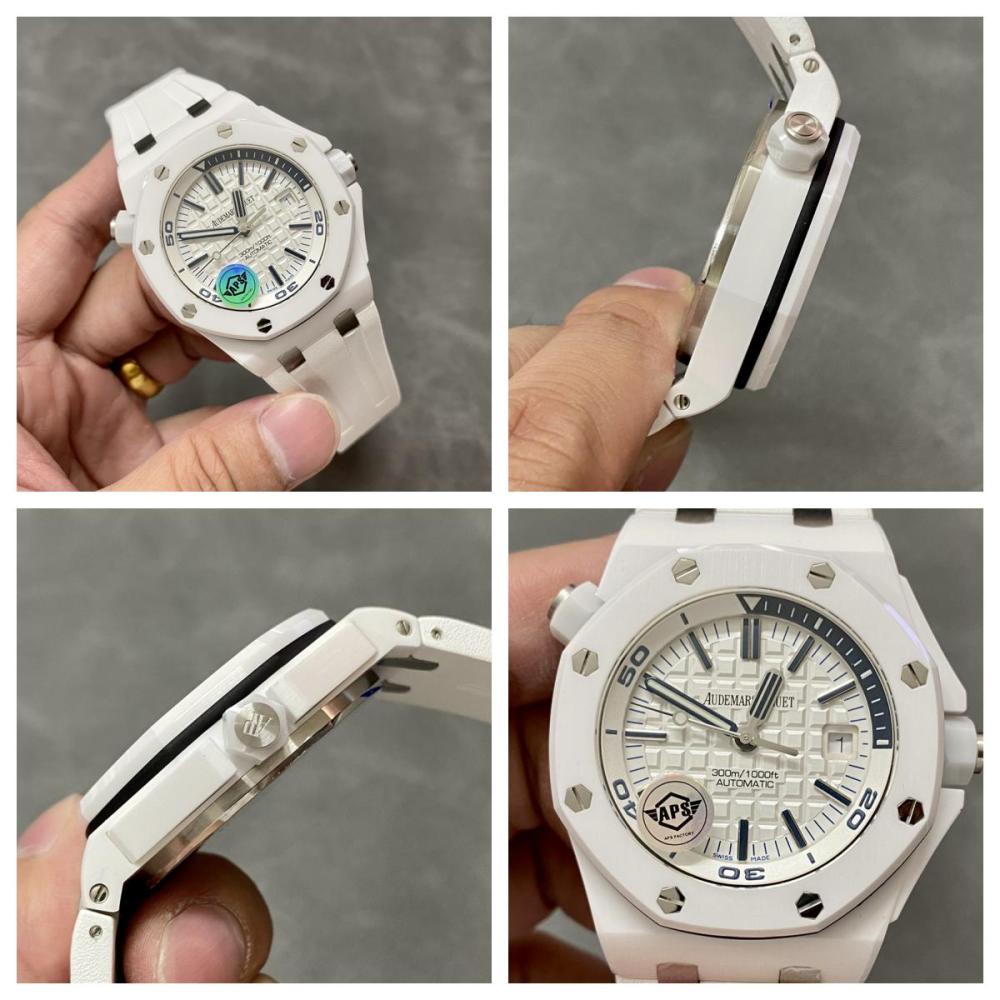 APS廠最新黑白陶瓷15707CE愛彼腕表：搭載3120機芯，時尚與耐用兼具