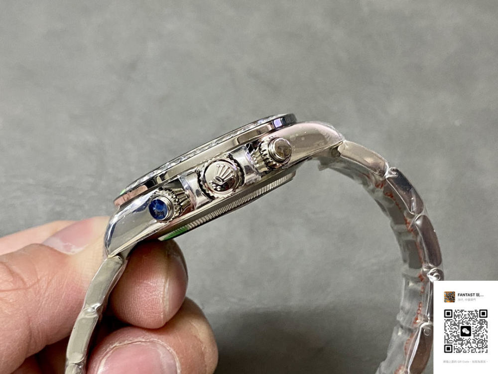 劳力士 Rolex Daytona冰蓝迪 迪通拿系列 一档7750计时机械机芯，12.3mm，904L精钢