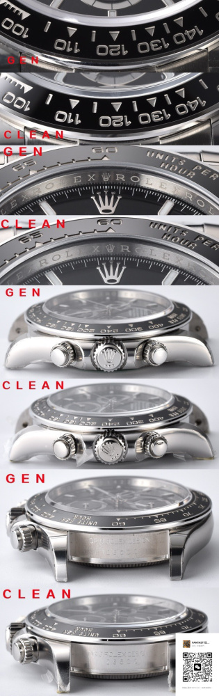 CLEAN廠126500黑色陶瓷迪通拿-正品對比C廠出品