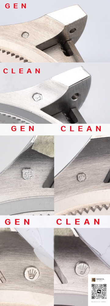 Comparison image of metal details