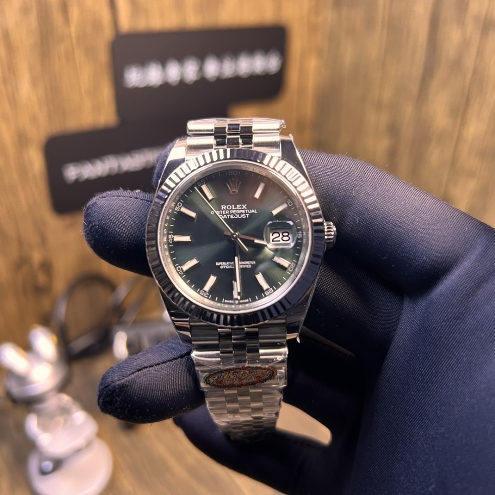 Rolex Datejust 41mm 薄荷綠面盤 M126334-0028：專業級3235機芯 | 高品質複刻