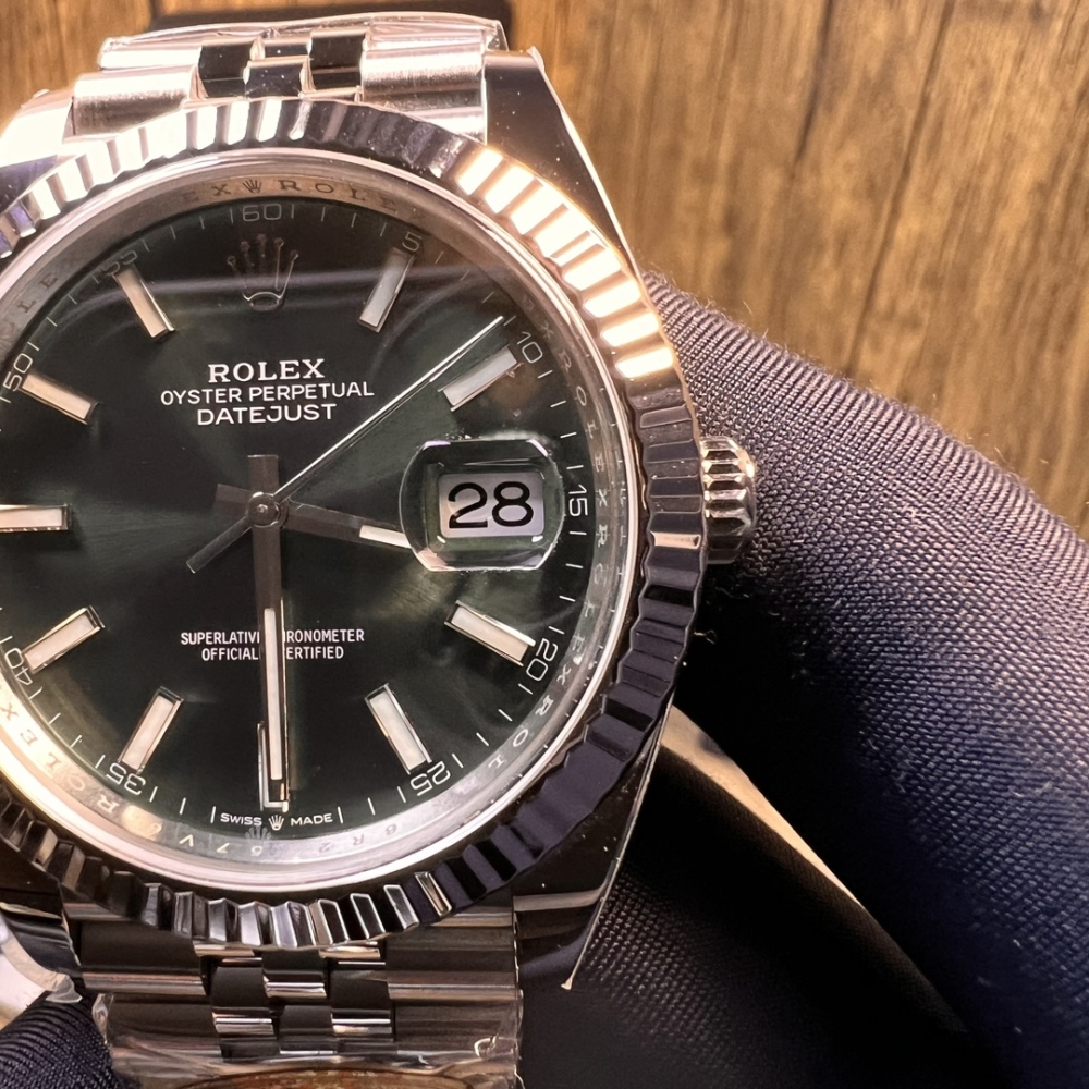 Rolex Datejust 41mm 薄荷綠面盤 M126334-0028：專業級3235機芯 | 高品質複刻