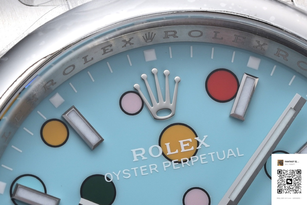 "C厰勞力士蠔式恒動41mm泡泡面手錶m124300-0008 | 精確與耐用"