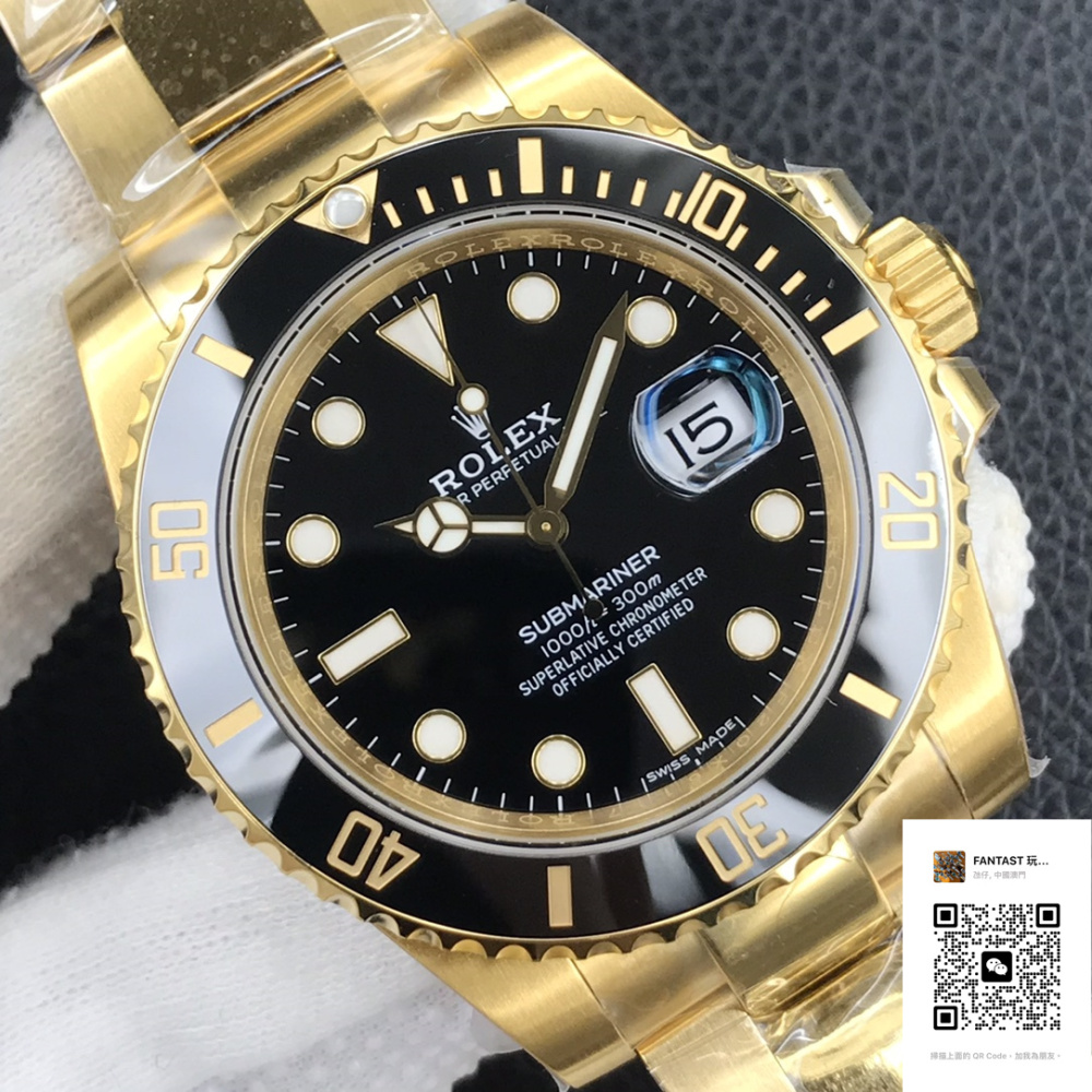 "VS廠勞力士m126618ln-0002全金黑水鬼評測 | 精準3135機芯與高品質細節展示"