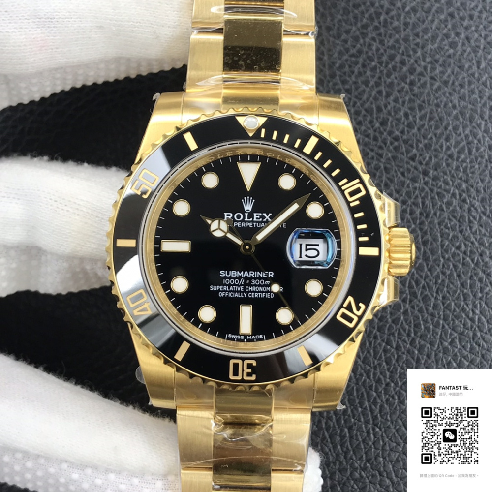 "VS廠勞力士m126618ln-0002全金黑水鬼評測 | 精準3135機芯與高品質細節展示"