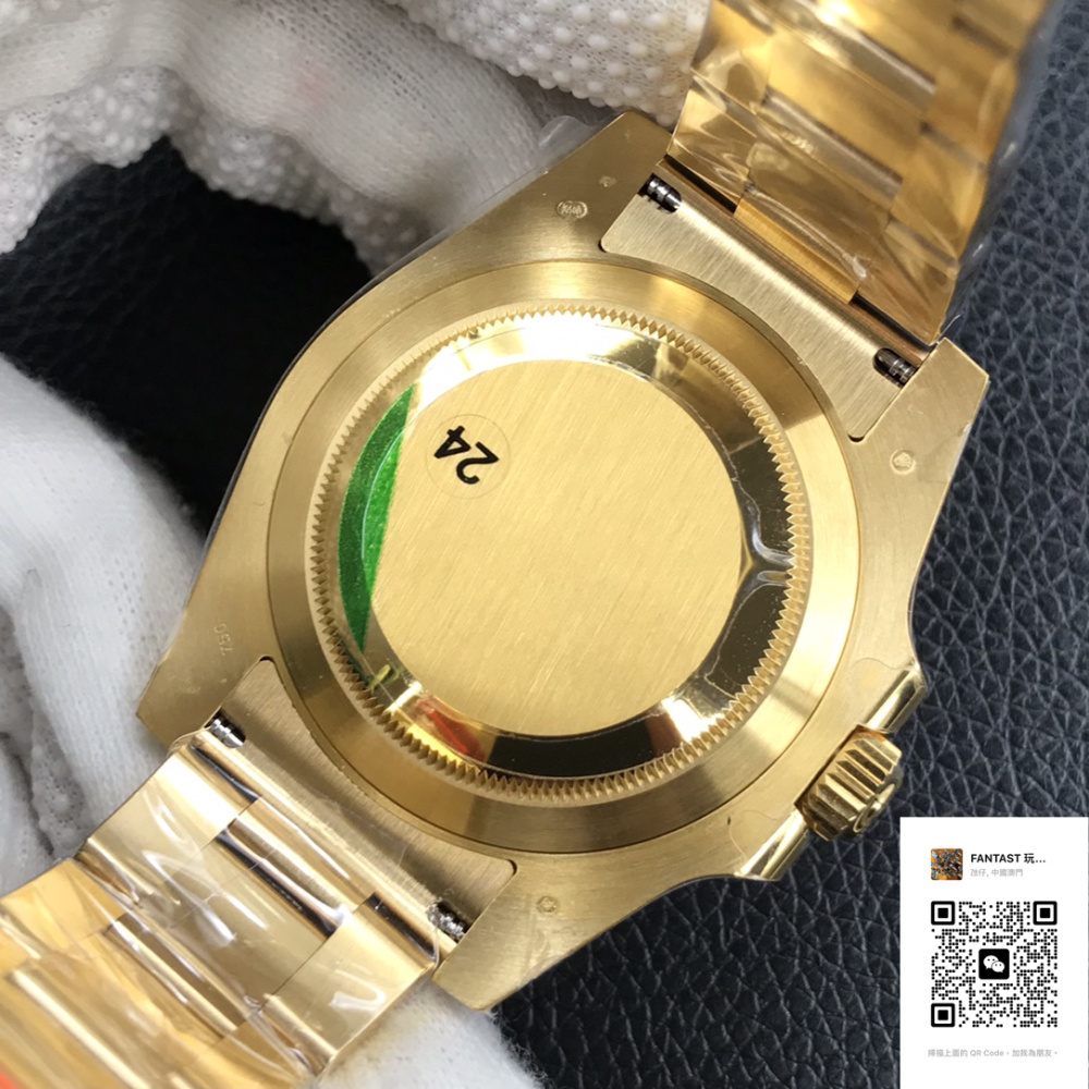 "VS廠勞力士全金藍水鬼126618復刻表 | 3235機芯高品質細節展示"