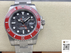 頂級復刻版41mm紅邊勞力士潛航者系列手錶