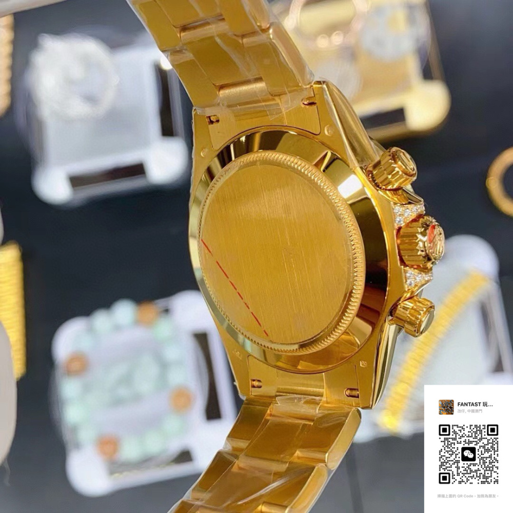 定制現貨 | 迪通拿116598TBR仿勞力士 | 高級18k包金鑲鑽 | 黃金猛虎之眼 40mm