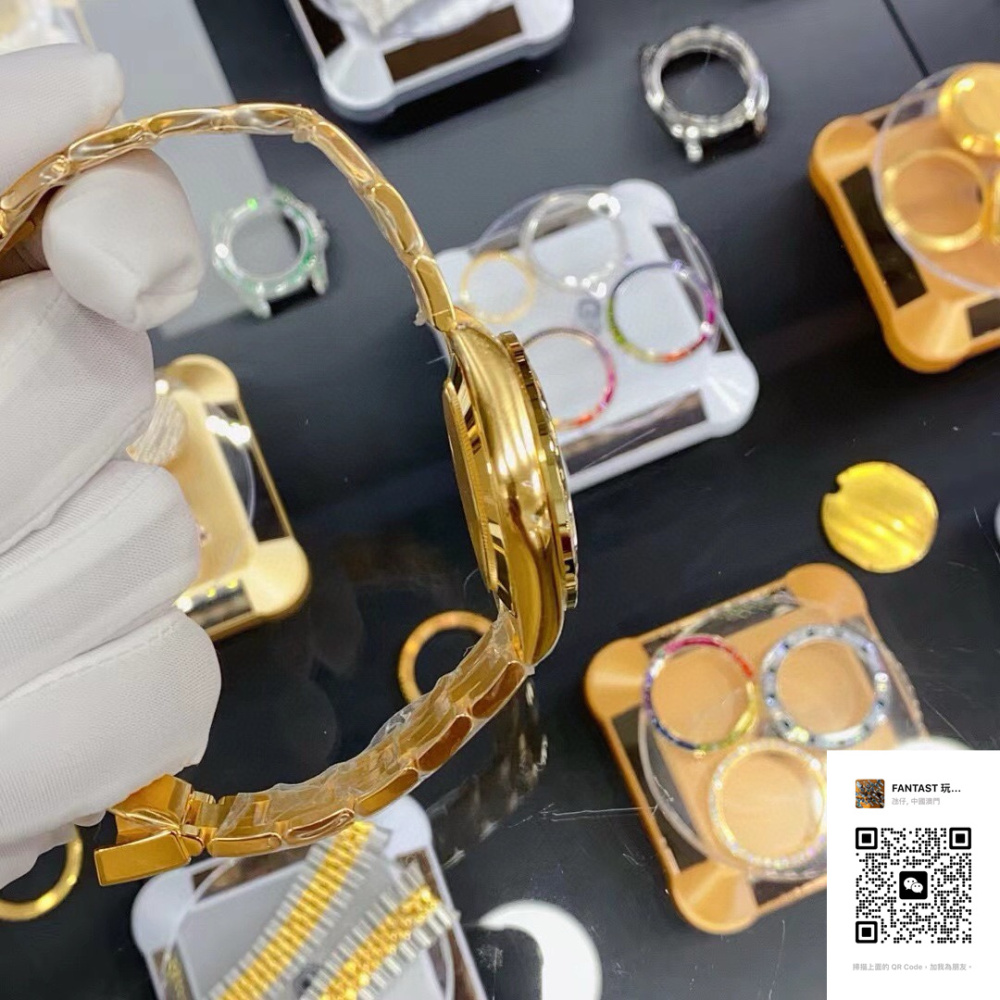 定制現貨 | 迪通拿116598TBR仿勞力士 | 高級18k包金鑲鑽 | 黃金猛虎之眼 40mm