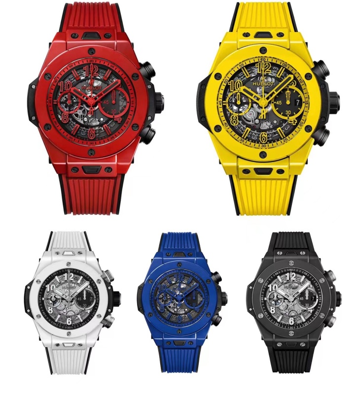 （市場最新最真版本）BBF全新突破 彩色陶瓷問世  HUBLOT 宇舶表BIG BANG Unico