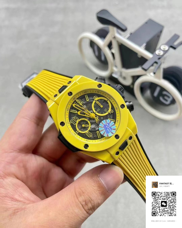 （市場最新最真版本）BBF全新突破 彩色陶瓷問世  HUBLOT 宇舶表BIG BANG Unico