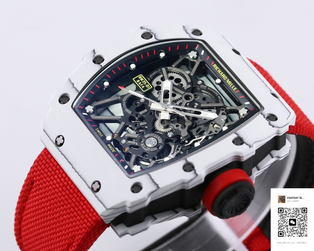 BBR厂 RICHARD MILLE理查德米勒（理查德米尔）RM35-01 RM3501 白色NTPT碳纤维表壳腕表