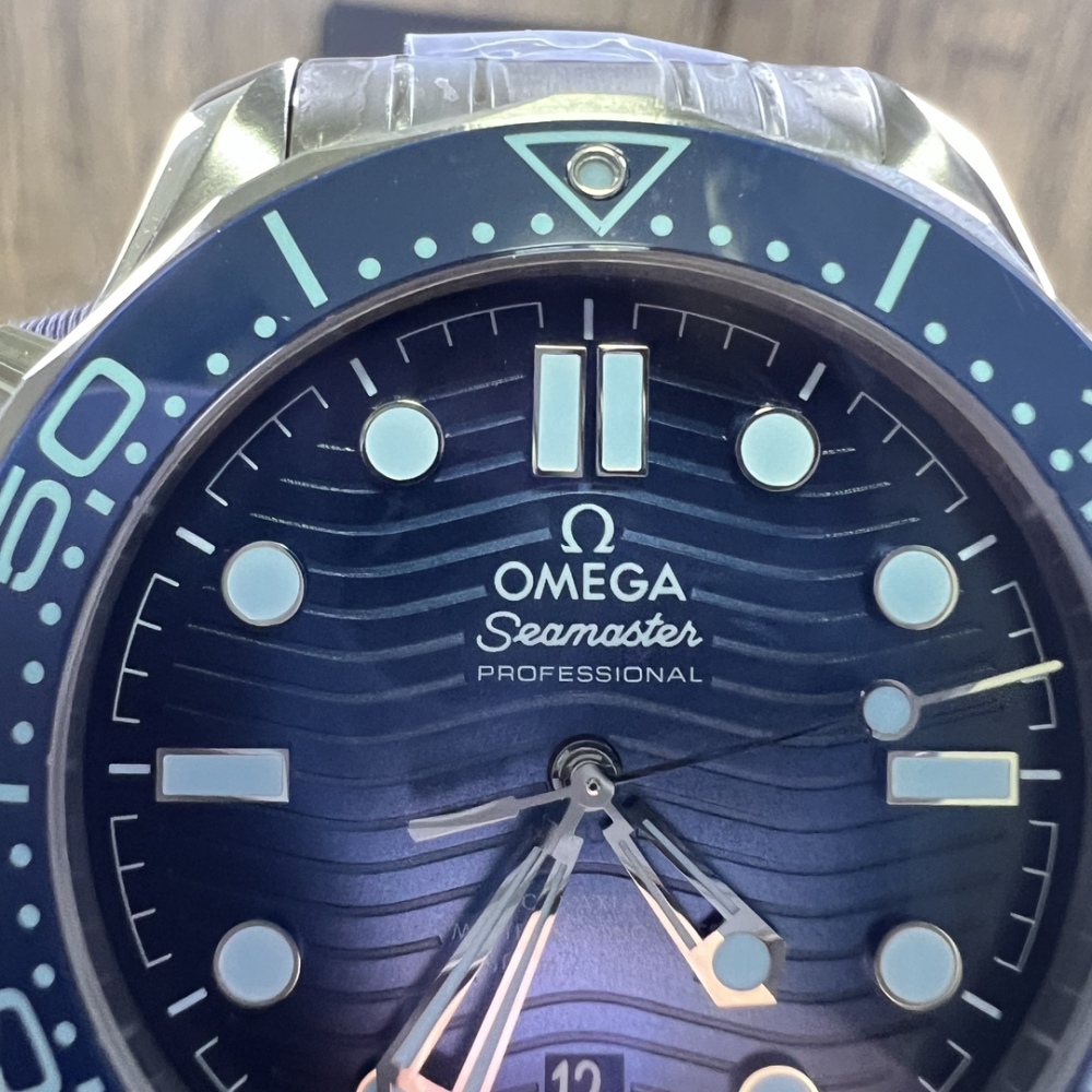 全新VS廠Omega海馬300系列手錶 - 冰藍錶盤 | 42mm 316L不銹鋼 | Omega仿製精選