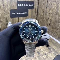 全新VS廠Omega海馬300系列手錶 - 冰藍錶盤 | 42mm 316L不銹鋼 | Omega仿製精選