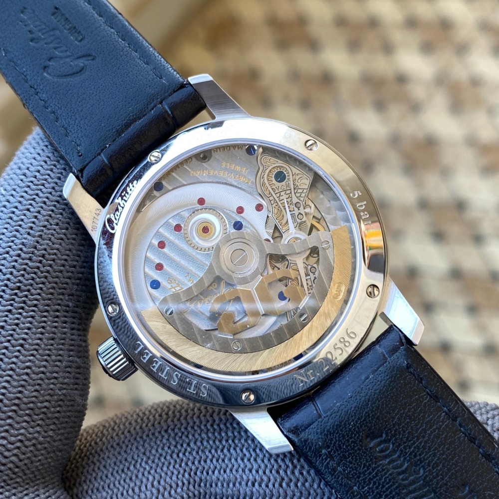 「高仿格拉蘇蒂原創偏心月相系列－夜空下的詩意時刻」