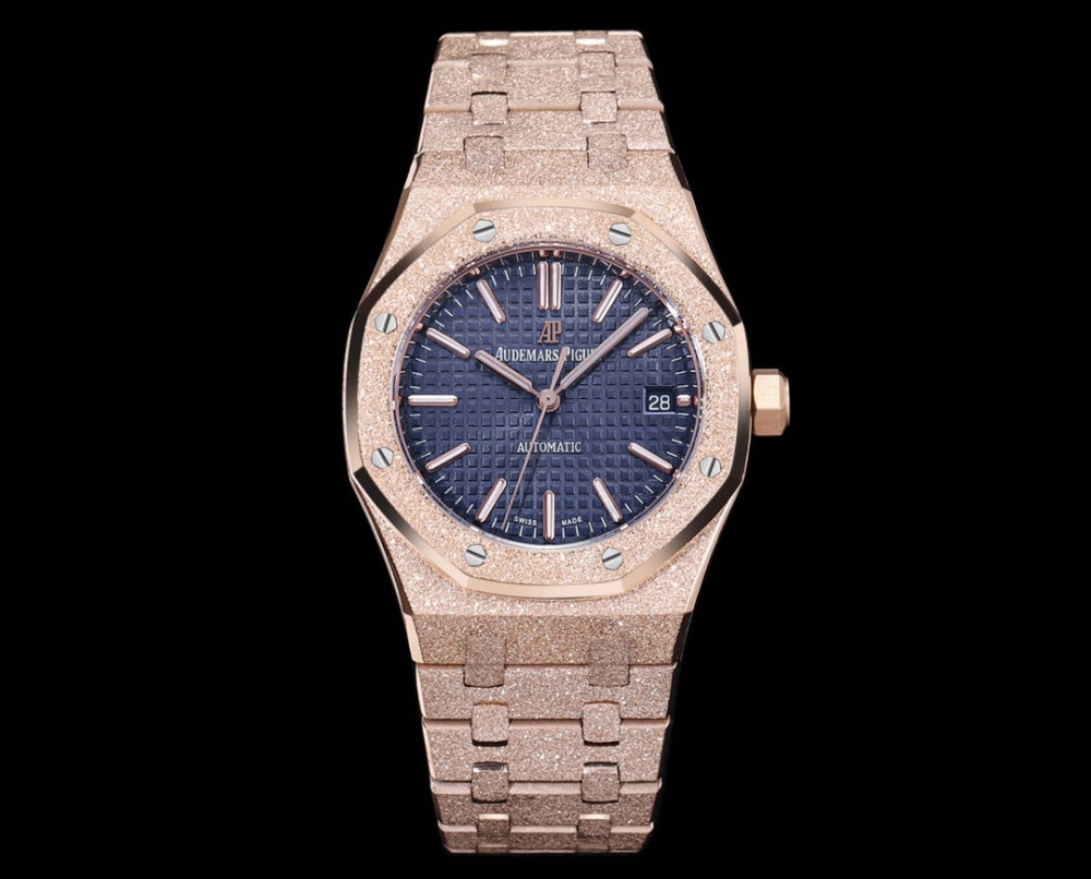 TW廠全新演繹：頂級高仿手錶愛彼AP皇家橡樹霜金版本女款15454系列3120，絕版訂製手錶