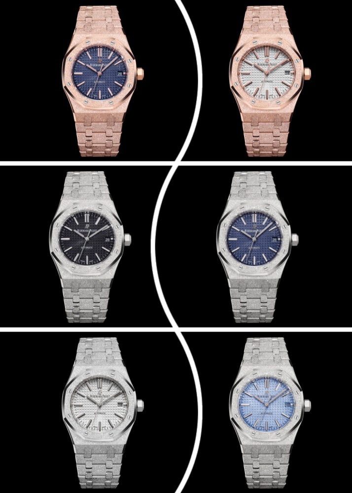 TW廠全新演繹：頂級高仿手錶愛彼AP皇家橡樹霜金版本女款15454系列3120，絕版訂製手錶