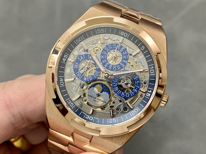 高仿江詩丹頓縱橫四海4300V鏤空手錶 - 1:1復刻Cal.1120QP機芯 | 高品質複製
